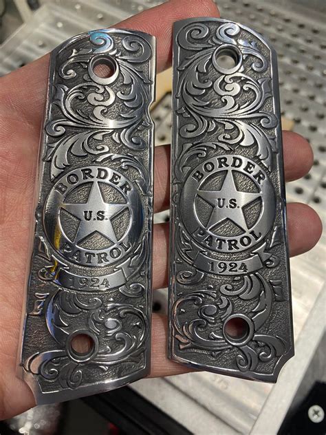 cnc machine 1911 grips|custom 1911 grips name engraved.